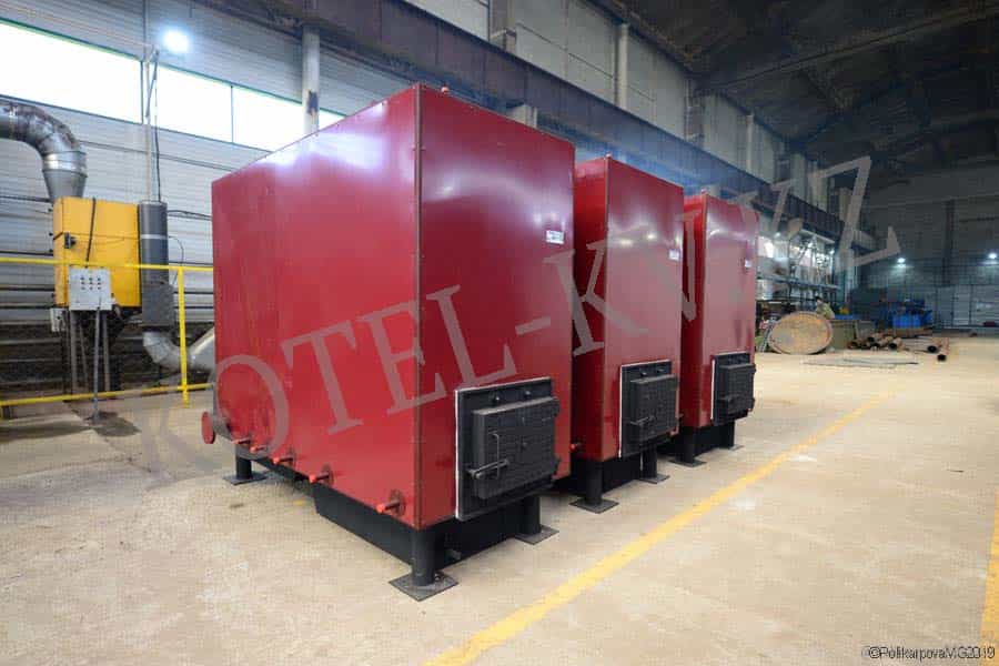 Водогрейный котел КВр Твердотопливный водогрейный котел