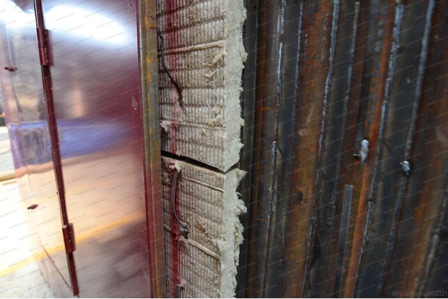 Котел твердотопливный 0.5 МВт - обмуровка