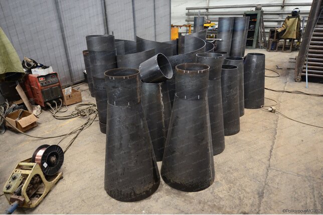 Изготовление промышленных циклонов ЦН 11 800 2УП