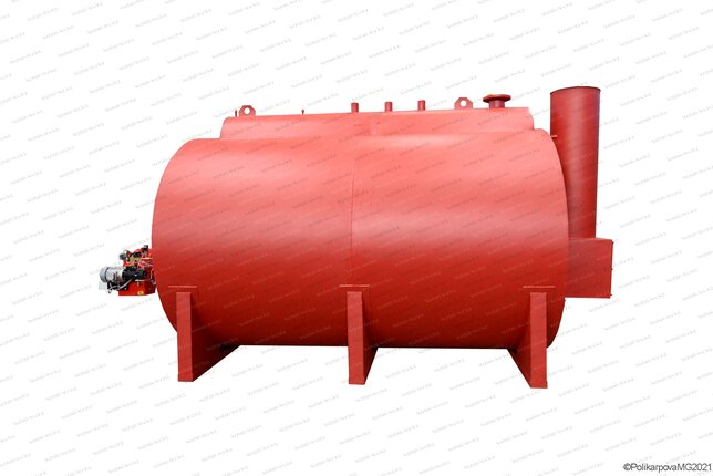 Мазутный паровой жаротрубный котел 0.5 тонны пара в час 170 С